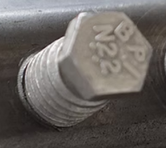 Bar Splice 1/2" Zap Screwlok Replacement Screw Image 1