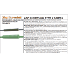 Bar Splice#10 Zap Screwlok, Type 2 Image 3