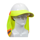 PIP EZ-Cool Hard Hat Visor and Neck Shade, Hi Vis Yellow, One Size Image 1