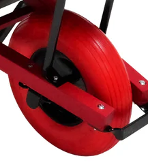 Sterling Wheelbarrow Poly-U Flat Free Tire, Red