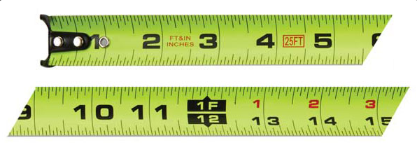 Keson Ultra Bright Blade Tape Measure Image 2